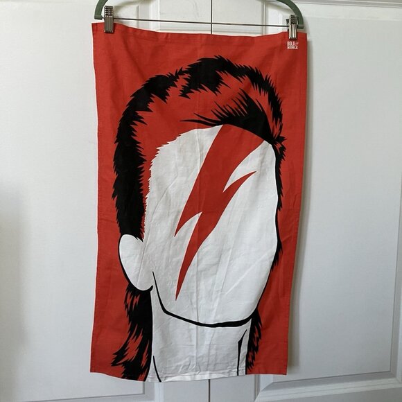 Bold & Noble Rock Star Tea Towels Lot of 3 Bowie Prince Freddie Mercury Pop Art - Picture 2 of 16